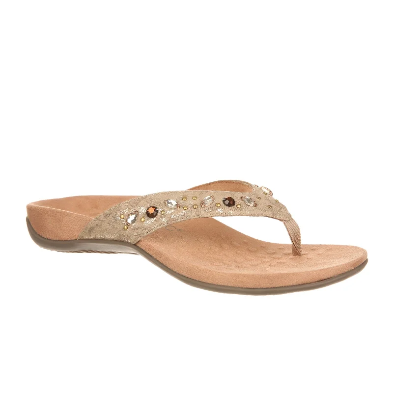 Vionic Lucia Sandal (Women) - Wheat Leopard Snake Syn