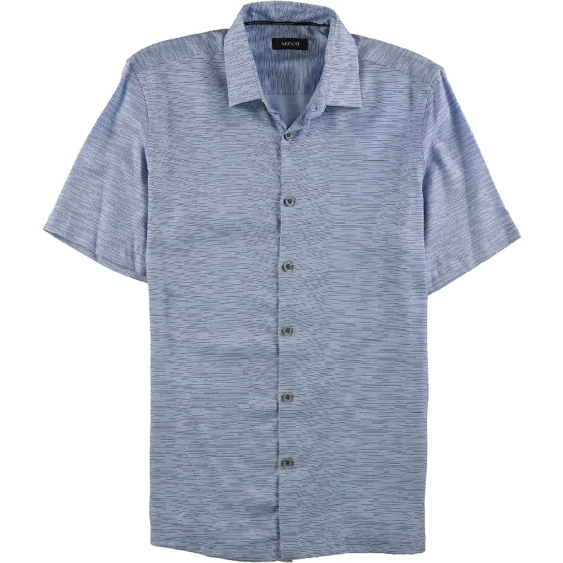 Men's Graphic - Printed Casual Shirts with Pop - Culture References for a Fun and Stylish LookAlfani Mens Dash Stripe Button Up Shirt, Blue, Small Men's Graphic - Printed Casual Shirts with Pop - Culture References for a Fun and Stylish LookAlfani Mens Dash Stripe Button Up Shirt, Blue, Small