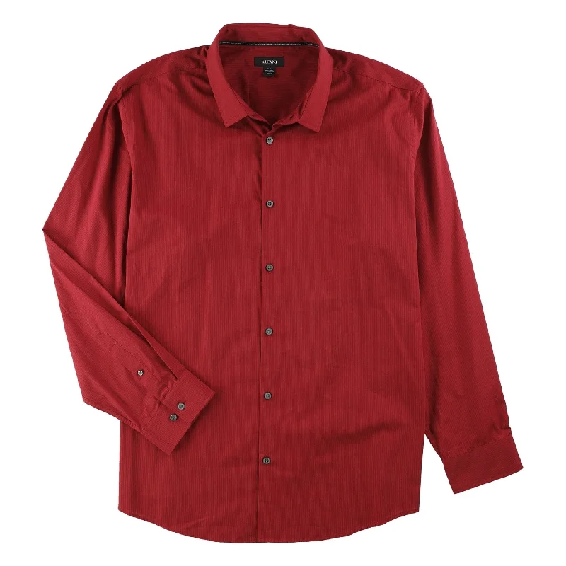 Men's Long - Line Oversized Casual Shirts in Dark Gray for a Relaxed and Modern LookAlfani Mens Pinstripe Button Up Shirt Men's Long - Line Oversized Casual Shirts in Dark Gray for a Relaxed and Modern LookAlfani Mens Pinstripe Button Up Shirt