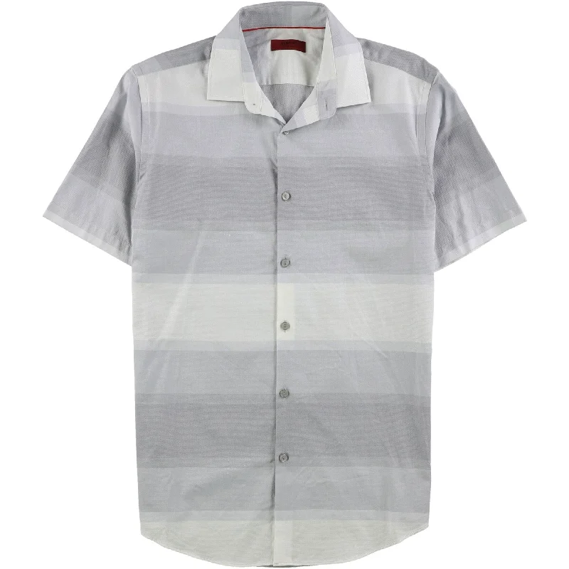 Men's Retro - Style Hawaiian Print Casual Shirts in Bold Patterns for a Tropical VacationAlfani Mens Textured Button Up Shirt, Multicoloured, Small Men's Retro - Style Hawaiian Print Casual Shirts in Bold Patterns for a Tropical VacationAlfani Mens Textured Button Up Shirt, Multicoloured, Small