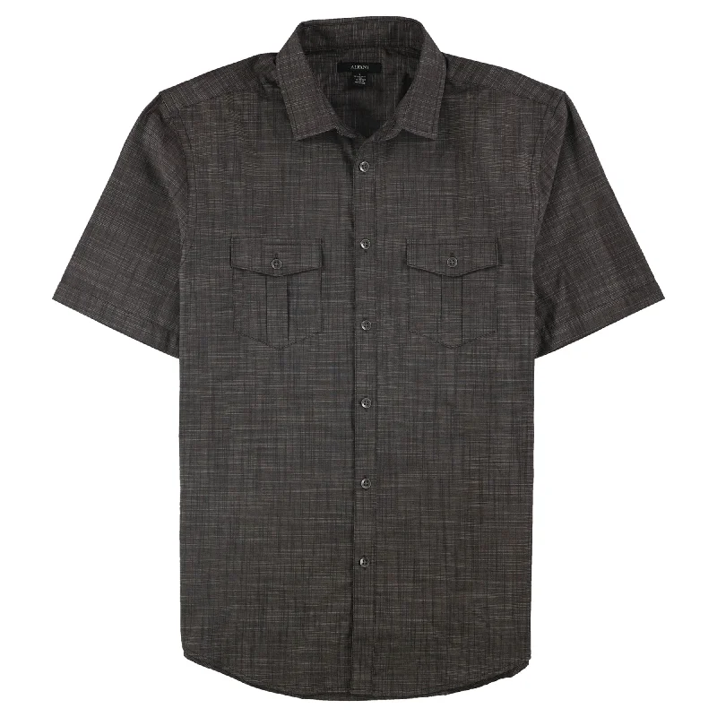 Men's Embroidered Detail Casual Shirts in Beige for a Touch of EleganceAlfani Mens Warren Textured Button Up Shirt, Brown, Small Men's Embroidered Detail Casual Shirts in Beige for a Touch of EleganceAlfani Mens Warren Textured Button Up Shirt, Brown, Small