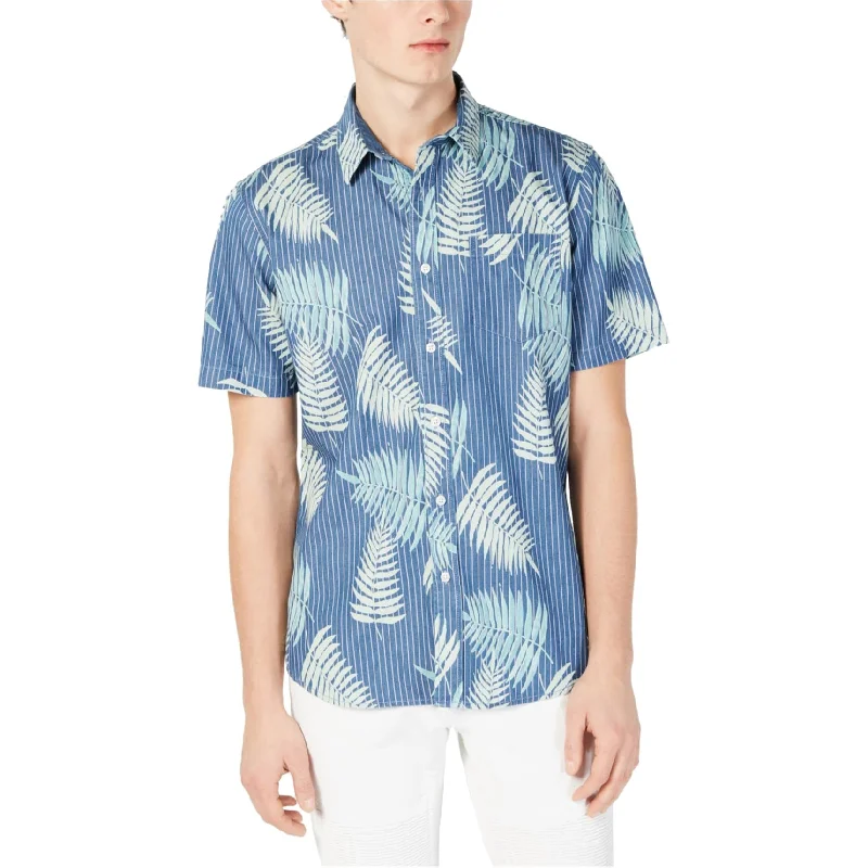Men's Linen Blend Casual Shirts with Roll - Up Sleeves for a Summer Beach LookAmerican Living Mens Scout Floral Button Up Shirt, Blue, Medium Men's Linen Blend Casual Shirts with Roll - Up Sleeves for a Summer Beach LookAmerican Living Mens Scout Floral Button Up Shirt, Blue, Medium