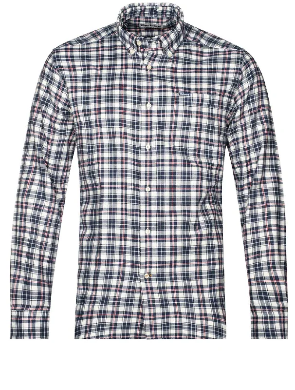 Men's Two - Tone Contrast Panel Casual Shirts in White and Navy for a Stylish and Eye - Catching DesignDalby Eco Tailored Shirt Navy Men's Two - Tone Contrast Panel Casual Shirts in White and Navy for a Stylish and Eye - Catching DesignDalby Eco Tailored Shirt Navy