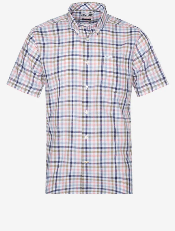 Men's Shearling - Lined Collar Casual Shirts in Brown for a Rustic and Warm AppealKinson Short Sleeve Tailored Shirt Pink Men's Shearling - Lined Collar Casual Shirts in Brown for a Rustic and Warm AppealKinson Short Sleeve Tailored Shirt Pink