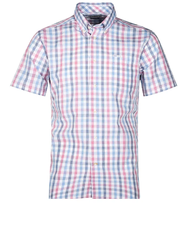 Plus Size Men's Plaid Flannel Casual Shirts in Earth Tones for a Cozy Fall OutfitLongstone Check Short Sleeve Shirt Red Plus Size Men's Plaid Flannel Casual Shirts in Earth Tones for a Cozy Fall OutfitLongstone Check Short Sleeve Shirt Red