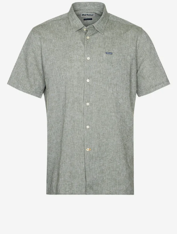 Men's Graphic - Printed Casual Shirts with Pop - Culture References for a Fun and Stylish LookNelson Short Sleeve Summer Shirt Bleached Olive Men's Graphic - Printed Casual Shirts with Pop - Culture References for a Fun and Stylish LookNelson Short Sleeve Summer Shirt Bleached Olive