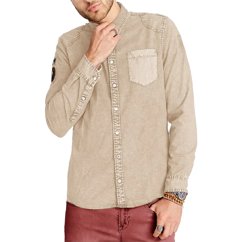 Men's Graphic - Printed Casual Shirts with Pop - Culture References for a Fun and Stylish LookBuffalo David Bitton Mens Silvur-X Button Up Shirt Men's Graphic - Printed Casual Shirts with Pop - Culture References for a Fun and Stylish LookBuffalo David Bitton Mens Silvur-X Button Up Shirt