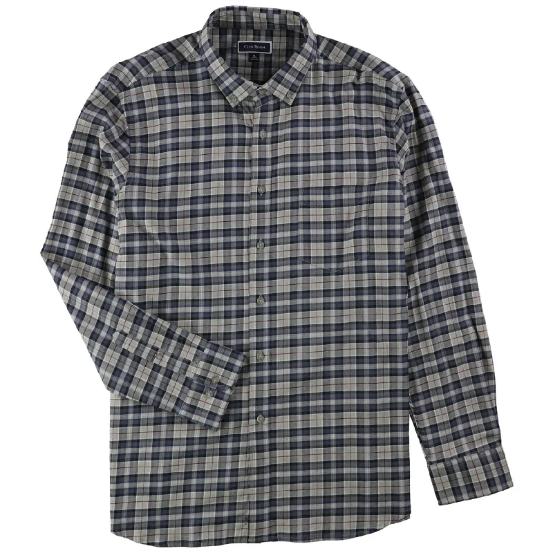 Men's Button - Down Oxford Casual Shirts in Crisp White for a Classic and Versatile StyleClub Room Mens Aniston Button Up Shirt, Multicoloured, Small Men's Button - Down Oxford Casual Shirts in Crisp White for a Classic and Versatile StyleClub Room Mens Aniston Button Up Shirt, Multicoloured, Small