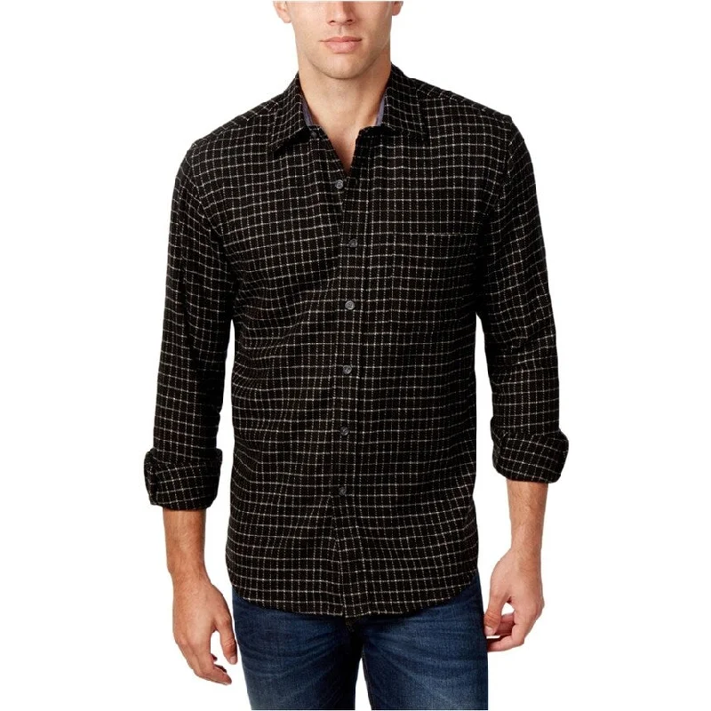 Men's Linen Blend Casual Shirts with Roll - Up Sleeves for a Summer Beach LookClub Room Mens Check Ls Button Up Shirt Men's Linen Blend Casual Shirts with Roll - Up Sleeves for a Summer Beach LookClub Room Mens Check Ls Button Up Shirt