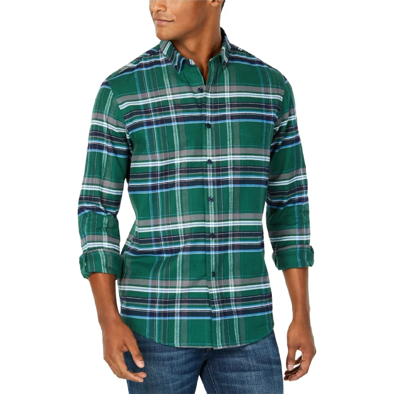 Men's Graphic - Printed Casual Shirts with Pop - Culture References for a Fun and Stylish LookClub Room Mens Plaid Button Up Shirt Men's Graphic - Printed Casual Shirts with Pop - Culture References for a Fun and Stylish LookClub Room Mens Plaid Button Up Shirt
