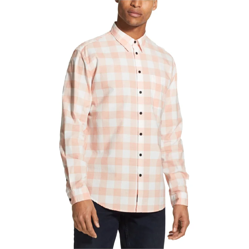 Men's Graphic - Printed Casual Shirts with Pop - Culture References for a Fun and Stylish LookDKNY Mens Plaid Button Up Shirt, Orange, Small Men's Graphic - Printed Casual Shirts with Pop - Culture References for a Fun and Stylish LookDKNY Mens Plaid Button Up Shirt, Orange, Small