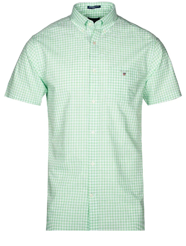 Men's Long - Line Oversized Casual Shirts in Dark Gray for a Relaxed and Modern LookRegular Broadcloth Gingham SS Bd Absinthe Green Men's Long - Line Oversized Casual Shirts in Dark Gray for a Relaxed and Modern LookRegular Broadcloth Gingham SS Bd Absinthe Green