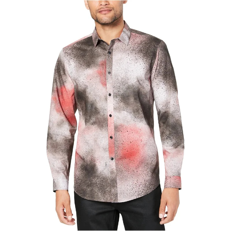 Men's Embroidered Detail Casual Shirts in Beige for a Touch of EleganceI-N-C Mens Spray Paint Button Up Shirt, Grey, Medium Men's Embroidered Detail Casual Shirts in Beige for a Touch of EleganceI-N-C Mens Spray Paint Button Up Shirt, Grey, Medium