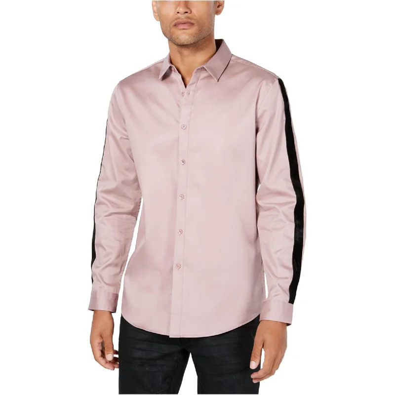Men's Graphic - Printed Casual Shirts with Pop - Culture References for a Fun and Stylish LookI-N-C Mens Velvet Stripe Button Up Shirt Men's Graphic - Printed Casual Shirts with Pop - Culture References for a Fun and Stylish LookI-N-C Mens Velvet Stripe Button Up Shirt