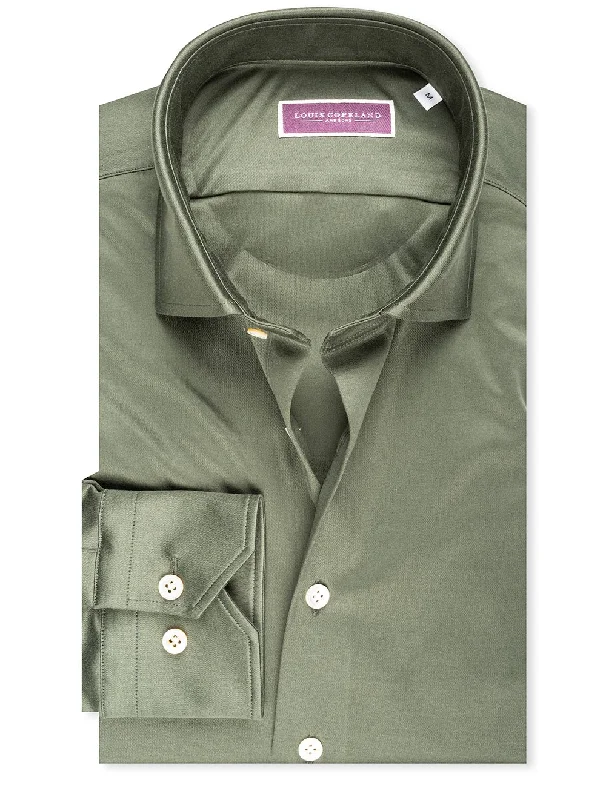 Men's Thermal - Lined Casual Shirts in Black for Added Warmth in Cold WeatherJersey Shirt Green Men's Thermal - Lined Casual Shirts in Black for Added Warmth in Cold WeatherJersey Shirt Green