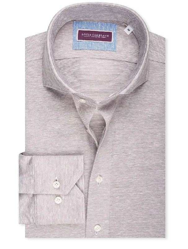 Men's Button - Down Oxford Casual Shirts in Crisp White for a Classic and Versatile StyleQueen Slim Fit Jersey Shirt Beige Men's Button - Down Oxford Casual Shirts in Crisp White for a Classic and Versatile StyleQueen Slim Fit Jersey Shirt Beige