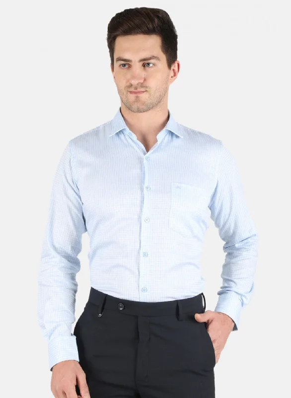 Men's Two - Tone Contrast Panel Casual Shirts in White and Navy for a Stylish and Eye - Catching DesignMen Blue Check Shirt Men's Two - Tone Contrast Panel Casual Shirts in White and Navy for a Stylish and Eye - Catching DesignMen Blue Check Shirt