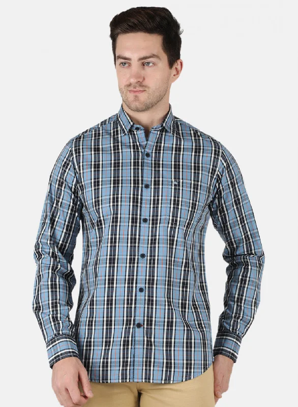 Men's Distressed Denim Casual Shirts with Frayed Edges for a Trendy and Rugged LookMen Blue Check Shirt Men's Distressed Denim Casual Shirts with Frayed Edges for a Trendy and Rugged LookMen Blue Check Shirt
