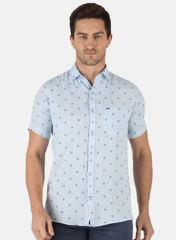 Men's Long - Line Oversized Casual Shirts in Dark Gray for a Relaxed and Modern LookMen Blue Printed Shirt Men's Long - Line Oversized Casual Shirts in Dark Gray for a Relaxed and Modern LookMen Blue Printed Shirt
