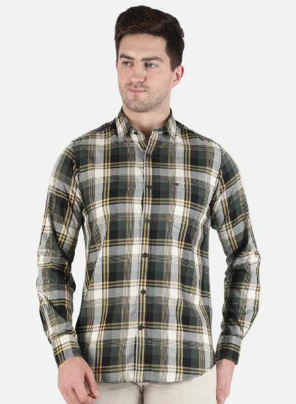 Men's Organic Cotton Casual Shirts with a Soft Handfeel for Everyday ComfortMen Olive Check Shirt Men's Organic Cotton Casual Shirts with a Soft Handfeel for Everyday ComfortMen Olive Check Shirt