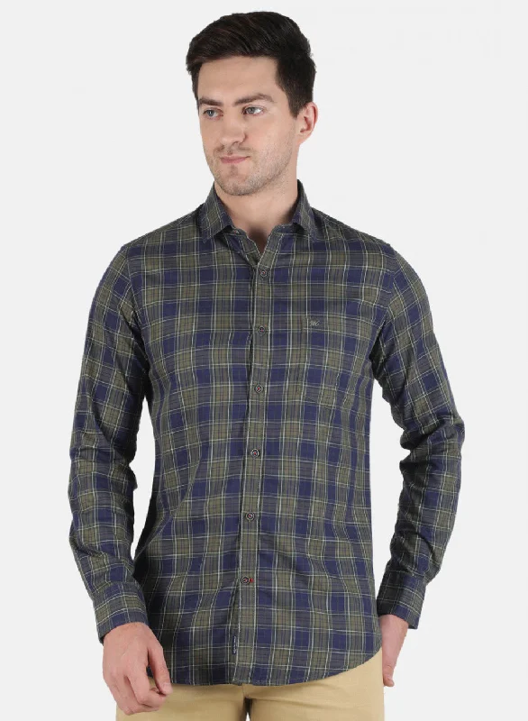 Men's Graphic - Printed Casual Shirts with Pop - Culture References for a Fun and Stylish LookMen Olive Check Shirt Men's Graphic - Printed Casual Shirts with Pop - Culture References for a Fun and Stylish LookMen Olive Check Shirt
