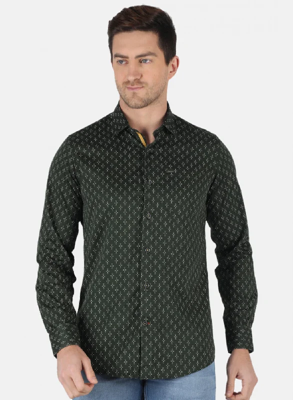 Men's Button - Down Oxford Casual Shirts in Crisp White for a Classic and Versatile StyleMen Olive Printed Shirt Men's Button - Down Oxford Casual Shirts in Crisp White for a Classic and Versatile StyleMen Olive Printed Shirt