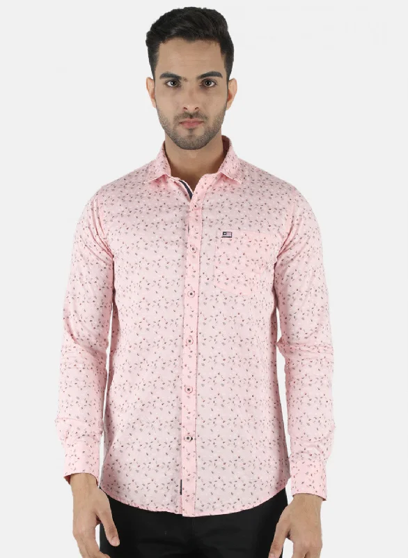 Men's Short - Sleeve Linen Casual Shirts in Light Khaki for a Breathable Summer OptionMen Pink Printed Shirt Men's Short - Sleeve Linen Casual Shirts in Light Khaki for a Breathable Summer OptionMen Pink Printed Shirt