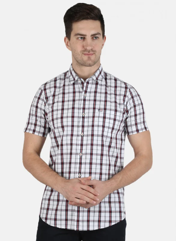 Men's Thermal - Lined Casual Shirts in Black for Added Warmth in Cold WeatherMen White Check Shirt Men's Thermal - Lined Casual Shirts in Black for Added Warmth in Cold WeatherMen White Check Shirt