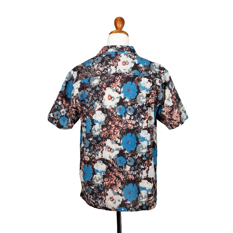Men's Slim - Fit Printed Floral Casual Shirts in Pastel Colors for a Spring - Inspired VibeNovica Handmade Time For The Tropics Mens Block-Printed Cotton Shirt Men's Slim - Fit Printed Floral Casual Shirts in Pastel Colors for a Spring - Inspired VibeNovica Handmade Time For The Tropics Mens Block-Printed Cotton Shirt