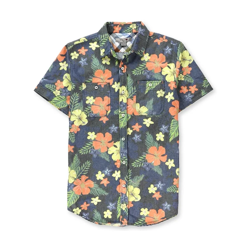 Men's Tailored Fit Checkered Casual Shirts in Multicolor for a Smart - Casual EnsembleRed X Mens Denim Tropical Button Up Shirt, Blue, Small Men's Tailored Fit Checkered Casual Shirts in Multicolor for a Smart - Casual EnsembleRed X Mens Denim Tropical Button Up Shirt, Blue, Small