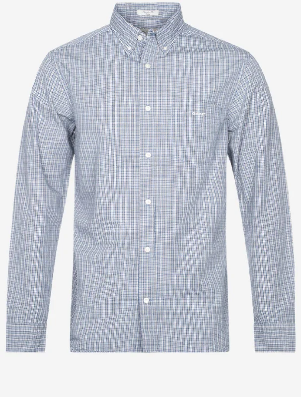 Men's Distressed Denim Casual Shirts with Frayed Edges for a Trendy and Rugged LookRegular Archive Poplin Check Shirt Salty Sea Men's Distressed Denim Casual Shirts with Frayed Edges for a Trendy and Rugged LookRegular Archive Poplin Check Shirt Salty Sea