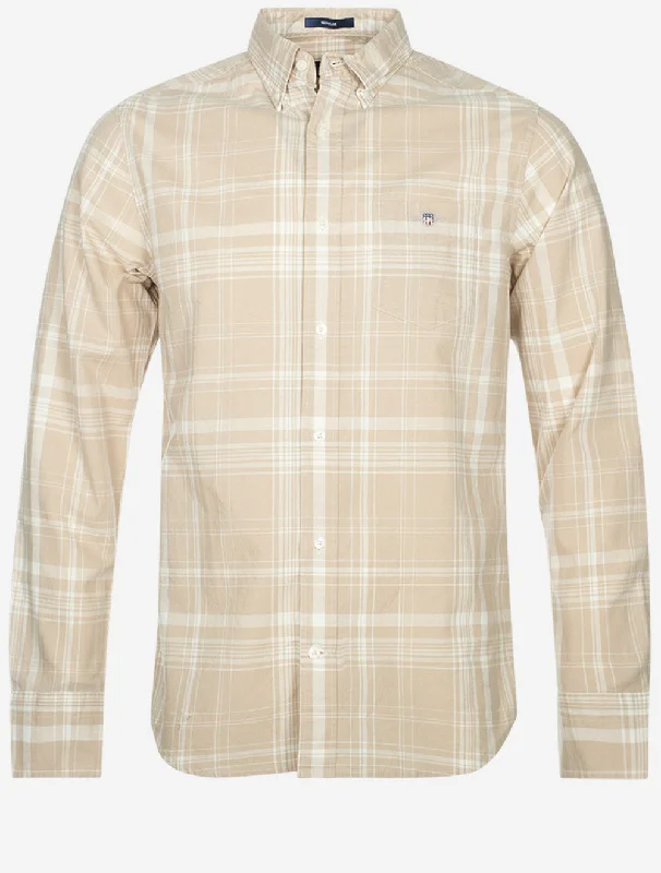 Men's Tailored Fit Checkered Casual Shirts in Multicolor for a Smart - Casual EnsembleRegular Cotton Linen Check Shirt Dry Sand Men's Tailored Fit Checkered Casual Shirts in Multicolor for a Smart - Casual EnsembleRegular Cotton Linen Check Shirt Dry Sand