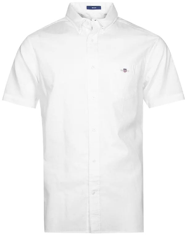 Men's Linen Blend Casual Shirts with Roll - Up Sleeves for a Summer Beach LookRegular Cotton Linen Short Sleeve Shirt White Men's Linen Blend Casual Shirts with Roll - Up Sleeves for a Summer Beach LookRegular Cotton Linen Short Sleeve Shirt White