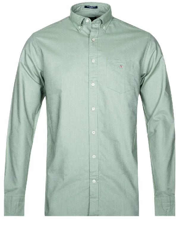 Men's Stretch - Fabric Casual Shirts in Navy Blue for a Comfortable and Flexible FitRegular Fit Oxford Shirt Kalamata Green Men's Stretch - Fabric Casual Shirts in Navy Blue for a Comfortable and Flexible FitRegular Fit Oxford Shirt Kalamata Green