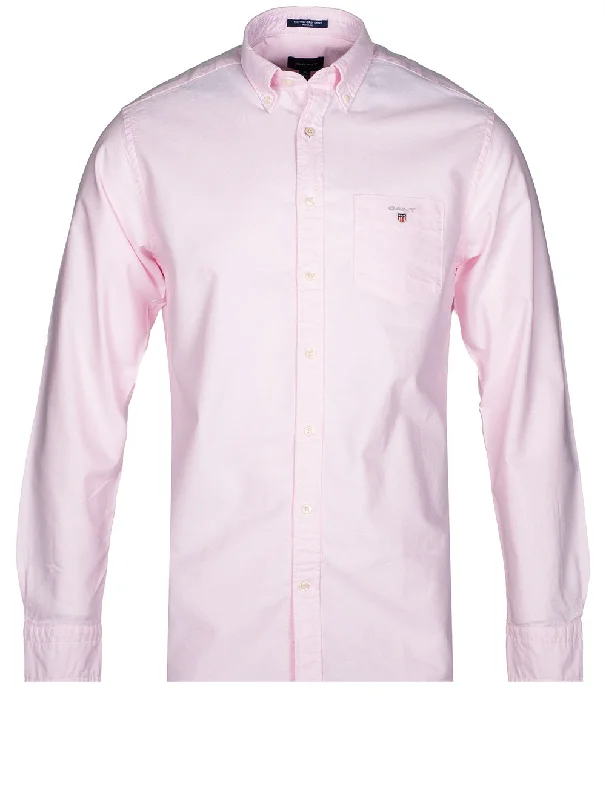 Men's Organic Cotton Casual Shirts with a Soft Handfeel for Everyday ComfortRegular Fit Oxford Shirt Light Pink Men's Organic Cotton Casual Shirts with a Soft Handfeel for Everyday ComfortRegular Fit Oxford Shirt Light Pink