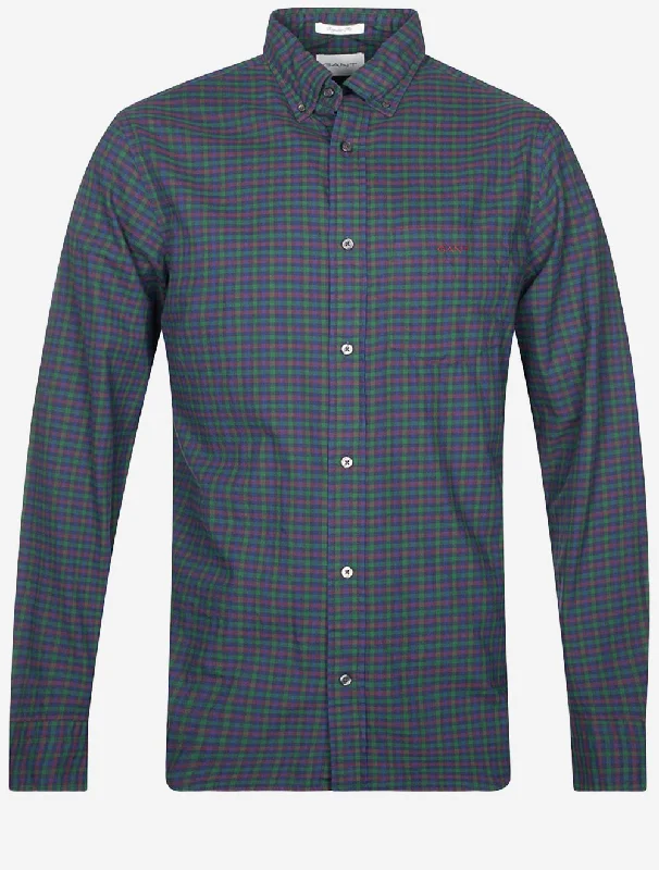 Men's Short - Sleeve Linen Casual Shirts in Light Khaki for a Breathable Summer OptionRegular Twill Micro Multi Check Shirt Forest Green Men's Short - Sleeve Linen Casual Shirts in Light Khaki for a Breathable Summer OptionRegular Twill Micro Multi Check Shirt Forest Green
