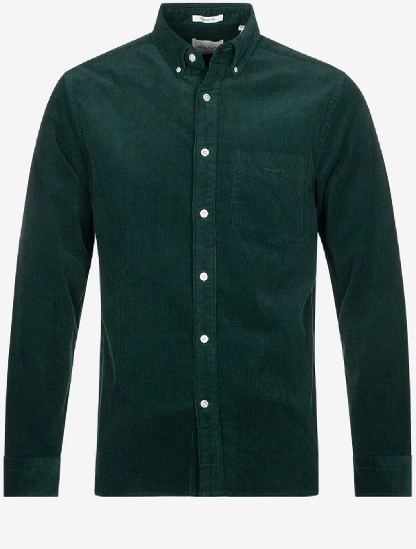 Men's Moisture - Wicking Performance Fabric Casual Shirts for Outdoor ActivitiesRegular Corduroy Shirt Tartan Green Men's Moisture - Wicking Performance Fabric Casual Shirts for Outdoor ActivitiesRegular Corduroy Shirt Tartan Green