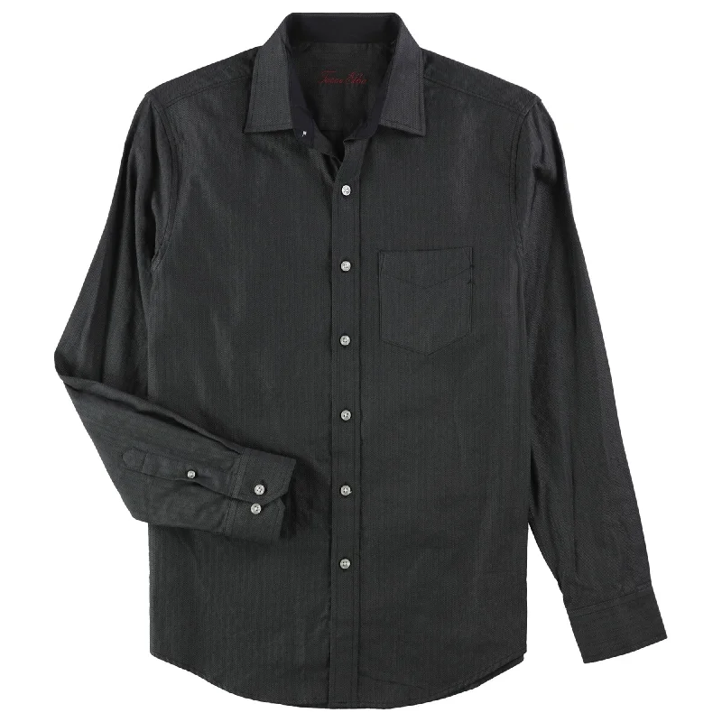 Men's Tailored Fit Checkered Casual Shirts in Multicolor for a Smart - Casual EnsembleTasso Elba Mens Herringbone Button Up Shirt, Black, Small Men's Tailored Fit Checkered Casual Shirts in Multicolor for a Smart - Casual EnsembleTasso Elba Mens Herringbone Button Up Shirt, Black, Small