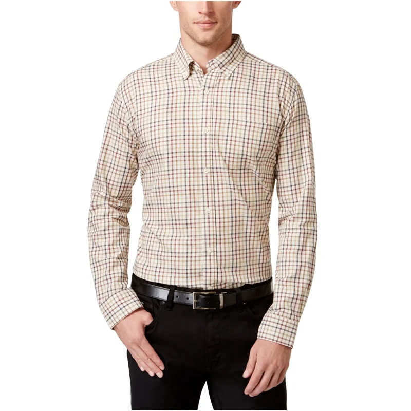 Men's Graphic - Printed Casual Shirts with Pop - Culture References for a Fun and Stylish LookTricots St Raphael Mens Tattersall Ls Button Up Shirt Men's Graphic - Printed Casual Shirts with Pop - Culture References for a Fun and Stylish LookTricots St Raphael Mens Tattersall Ls Button Up Shirt