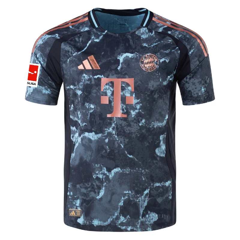 Men's Replica Hockey Jerseys of Star Players for Devoted Ice Hockey Supportersadidas Bayern Munich Authentic Away Jersey w/ Bundesliga Patch 24/25 (Black/Copper/Blue) Men's Replica Hockey Jerseys of Star Players for Devoted Ice Hockey Supportersadidas Bayern Munich Authentic Away Jersey w/ Bundesliga Patch 24/25 (Black/Copper/Blue)