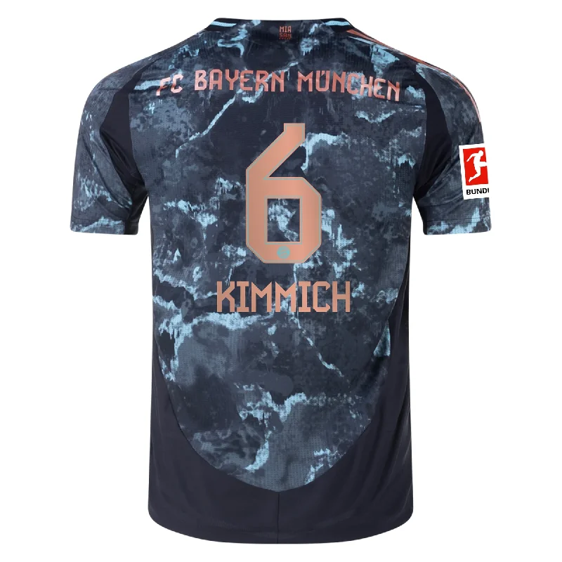 Men's Cycling Jerseys with Reflective Stripes for Safe and Stylish Rides at Nightadidas Bayern Munich Authentic Joshua Kimmich Away Jersey w/ Bundesliga Patch 24/25 (Black/Copper/Blue) Men's Cycling Jerseys with Reflective Stripes for Safe and Stylish Rides at Nightadidas Bayern Munich Authentic Joshua Kimmich Away Jersey w/ Bundesliga Patch 24/25 (Black/Copper/Blue)