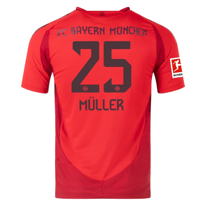 Men's Moisture - Wicking Golf Jerseys with UV Protection for Comfortable Rounds on the Courseadidas Bayern Munich Authentic Thomas Muller Home Jersey w/ Bundesliga Patch 24/25 (Red) Men's Moisture - Wicking Golf Jerseys with UV Protection for Comfortable Rounds on the Courseadidas Bayern Munich Authentic Thomas Muller Home Jersey w/ Bundesliga Patch 24/25 (Red)