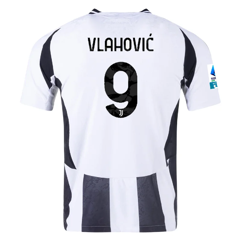 Men's Limited - Release American Football Jerseys of Rookie Stars for Early Adopters and Fansadidas Juventus Authentic Dušan Vlahović Home Jersey w/ Serie A Patch 24/25 (White/Black) Men's Limited - Release American Football Jerseys of Rookie Stars for Early Adopters and Fansadidas Juventus Authentic Dušan Vlahović Home Jersey w/ Serie A Patch 24/25 (White/Black)