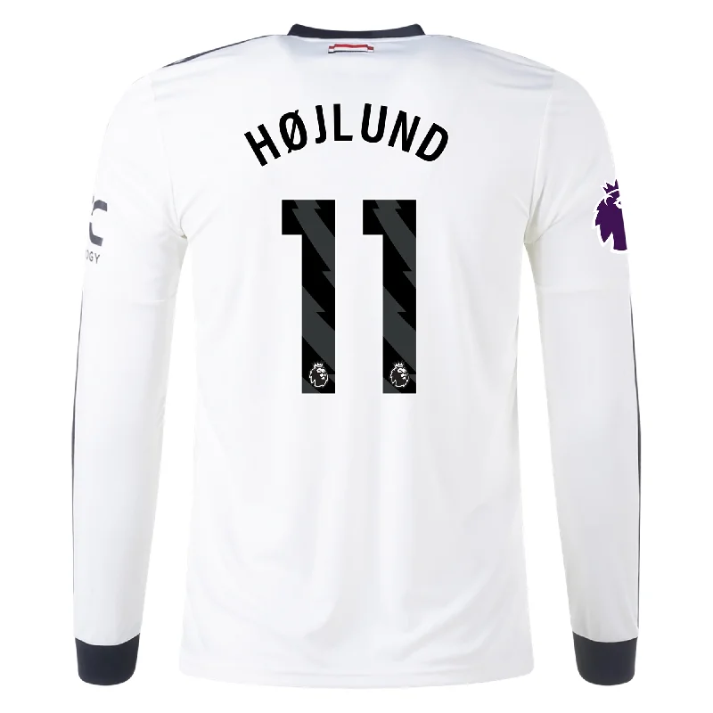 Men's Breathable Polyester Running Jerseys in Bright Neon Colors for High - Visibility Workoutsadidas Manchester United Rasmus Højlund Third Long Sleeve Jersey w/ EPL Patch 24/25 (Off White) Men's Breathable Polyester Running Jerseys in Bright Neon Colors for High - Visibility Workoutsadidas Manchester United Rasmus Højlund Third Long Sleeve Jersey w/ EPL Patch 24/25 (Off White)