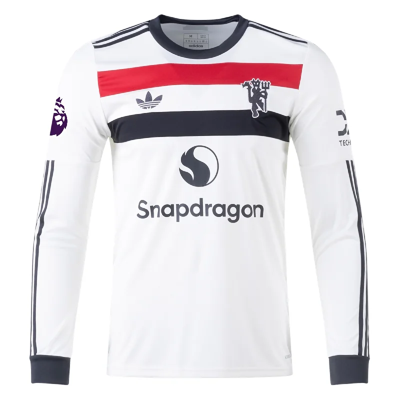 Men's Authentic Soccer Jerseys of National Teams for International Football Eventsadidas Manchester United Third Long Sleeve Jersey w/ EPL Patch 24/25 (Off White) Men's Authentic Soccer Jerseys of National Teams for International Football Eventsadidas Manchester United Third Long Sleeve Jersey w/ EPL Patch 24/25 (Off White)