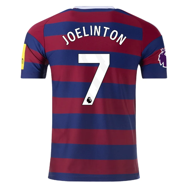 Men's Authentic Soccer Jerseys of National Teams for International Football Eventsadidas Newcastle United Joelinton Away Jersey w/ EPL Patch 24/25 (Team College Blue/Night Sky) Men's Authentic Soccer Jerseys of National Teams for International Football Eventsadidas Newcastle United Joelinton Away Jersey w/ EPL Patch 24/25 (Team College Blue/Night Sky)