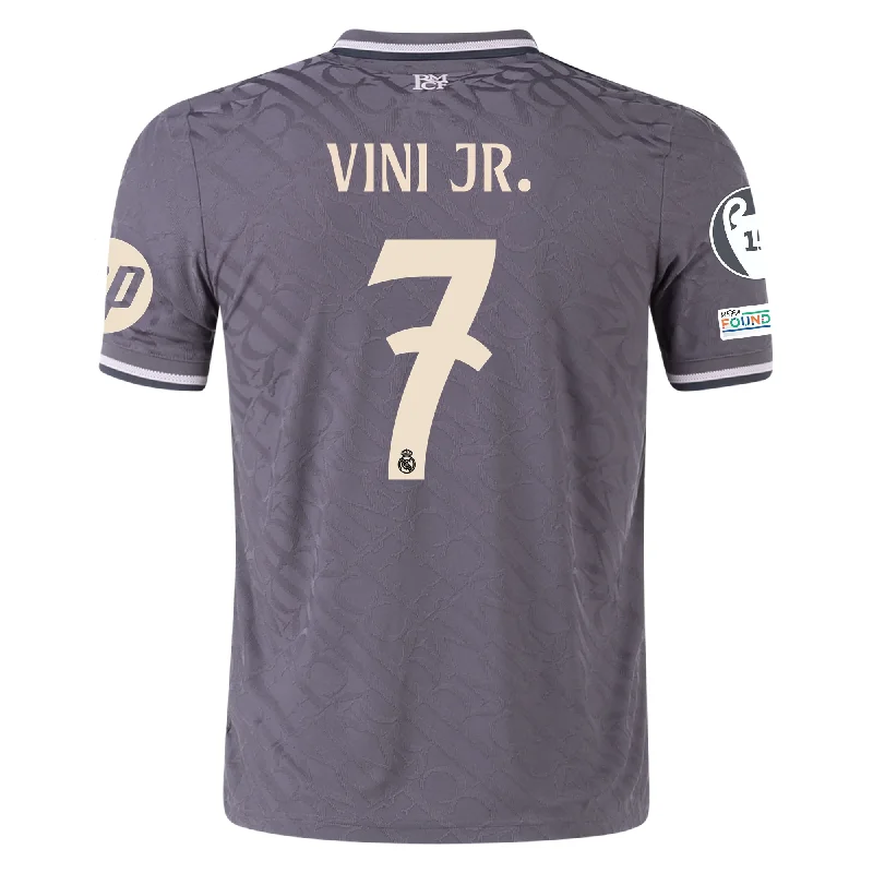Men's Vintage American Football Jerseys of Legendary Teams for Collectors and Fansadidas Real Madrid Authentic Vini Jr. Third Jersey w/ Champions League Patches 24/25 (Charcoal) Men's Vintage American Football Jerseys of Legendary Teams for Collectors and Fansadidas Real Madrid Authentic Vini Jr. Third Jersey w/ Champions League Patches 24/25 (Charcoal)