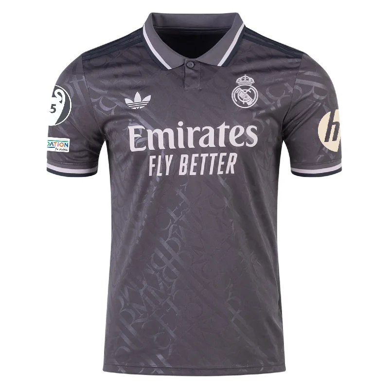 Men's Breathable Polyester Running Jerseys in Bright Neon Colors for High - Visibility Workoutsadidas Real Madrid Third Jersey w/ Champions League Patches + HP Sponsor 24/25 (Charcoal) Men's Breathable Polyester Running Jerseys in Bright Neon Colors for High - Visibility Workoutsadidas Real Madrid Third Jersey w/ Champions League Patches + HP Sponsor 24/25 (Charcoal)