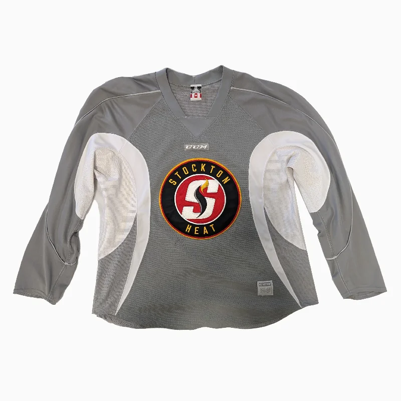 Men's NBA Authentic Team Jerseys in Official Team Colors for True Basketball FansAHL - Used CCM Practice Jersey - Stockton Heat (Silver)
