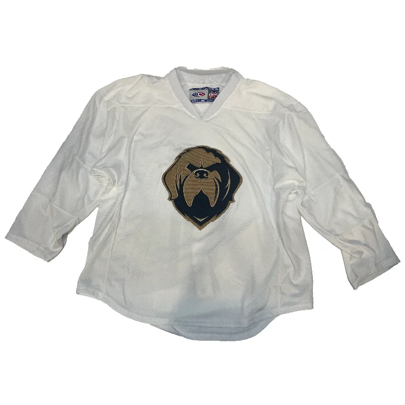 Men's Throwback Tennis Jerseys Inspired by Iconic Matches and PlayersAthletic Knit - Used ECHL Practice Jersey (White) Men's Throwback Tennis Jerseys Inspired by Iconic Matches and PlayersAthletic Knit - Used ECHL Practice Jersey (White)